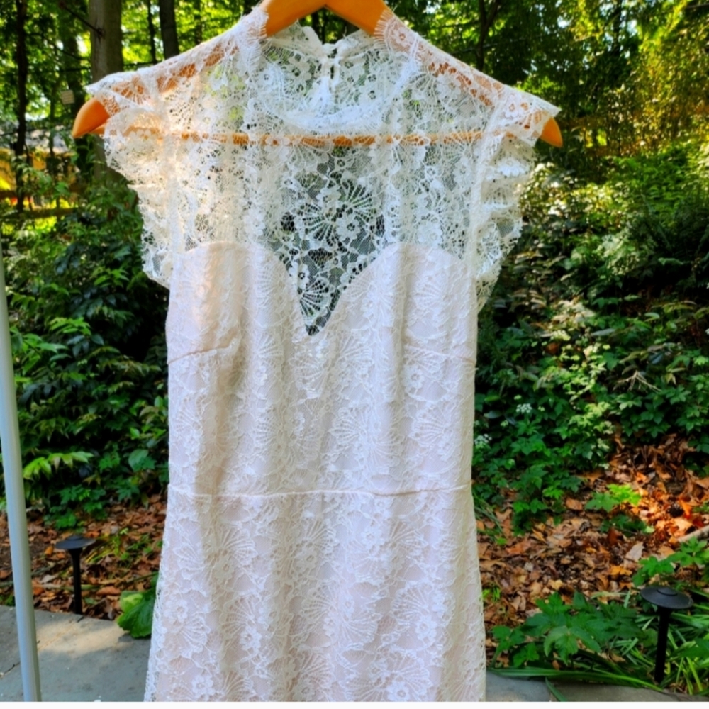 Vintage inspired wedding dress Lace